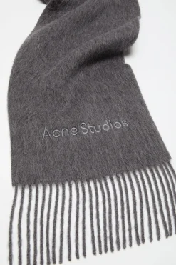 Alpaca wool logo scarf