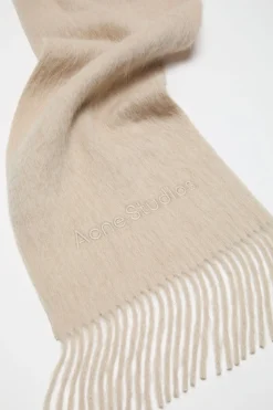 Alpaca wool logo scarf