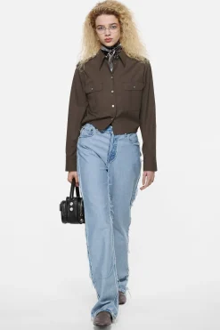 Button-up over shirt