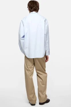 Button-up shirt with logo