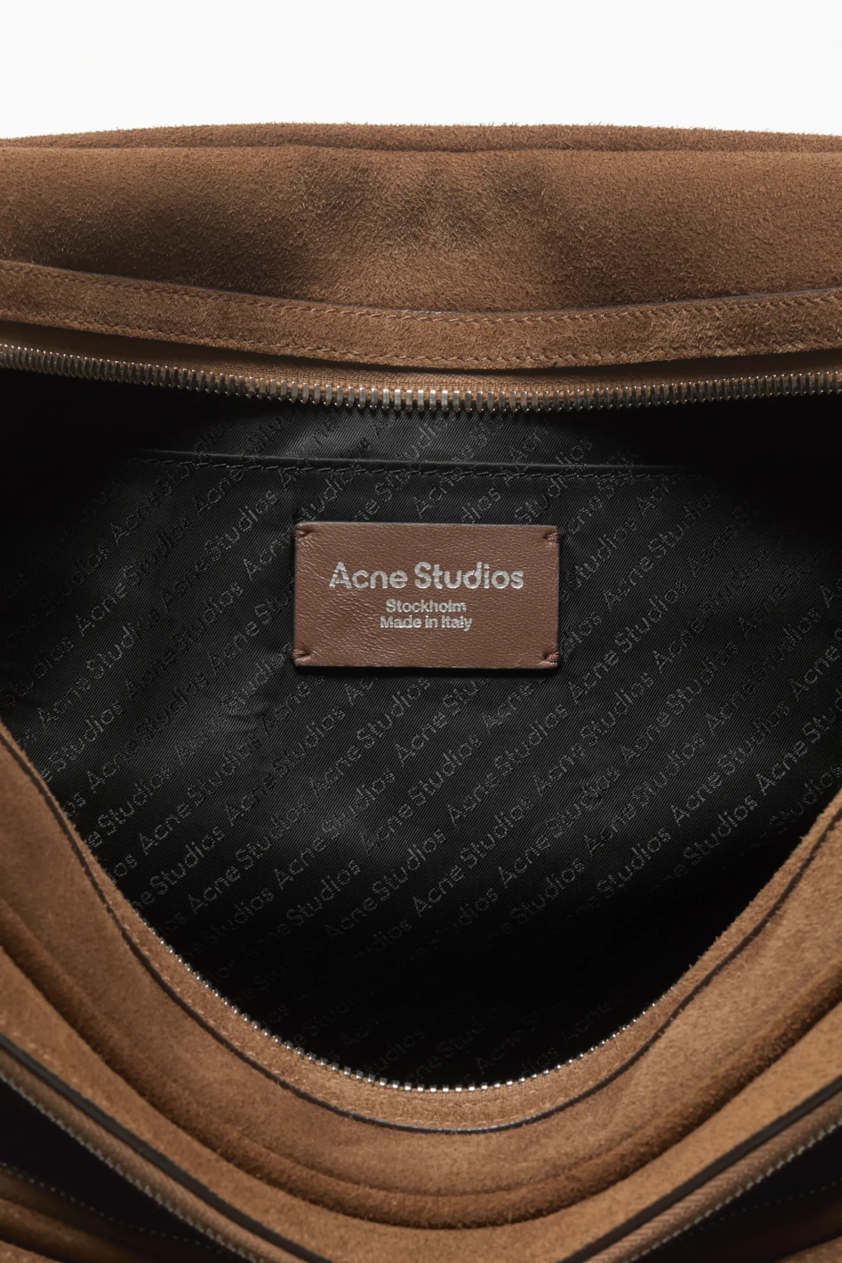 Camero Camera suede shoulder bag