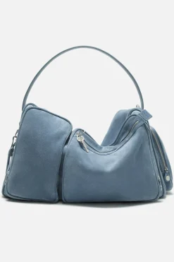 Camero Hotel Suede Shoulder Bag