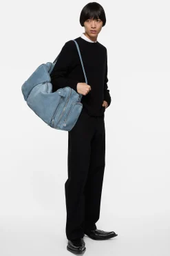 Camero Hotel Suede Shoulder Bag