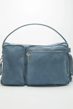 Camero Hotel Suede Shoulder Bag