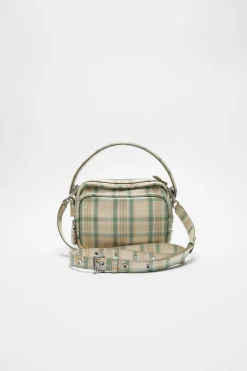 Camero Kit check crossbody bag