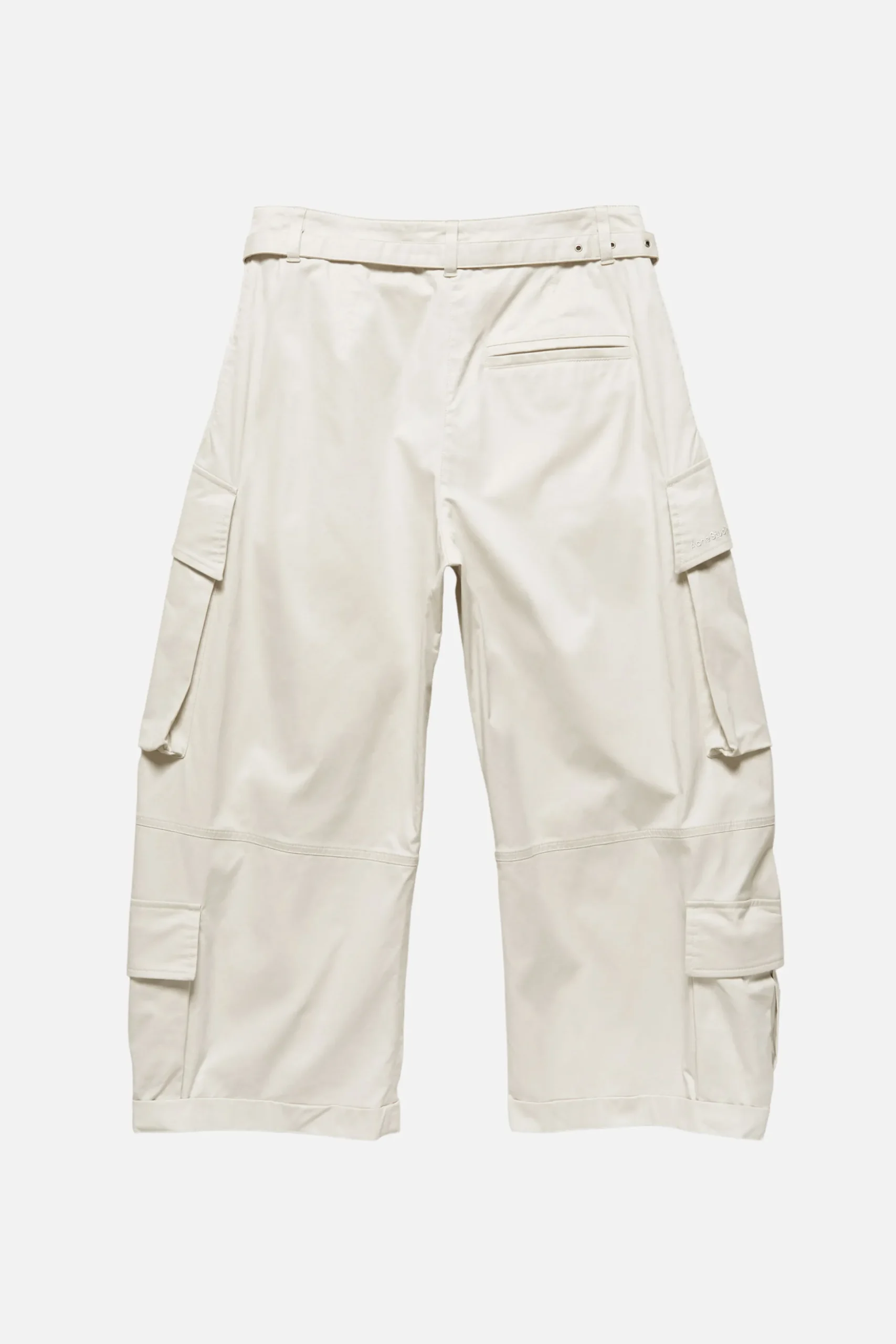 Cargo trousers with belt