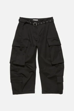 Cargo trousers with belt