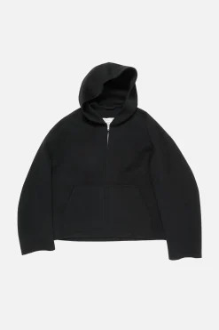 Cashmere jacket with hood