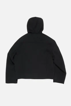 Cashmere jacket with hood