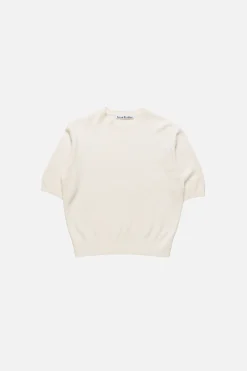 Cashmere logo knit