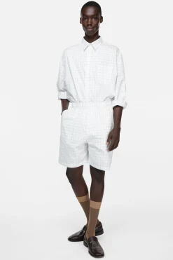 Casual check shorts