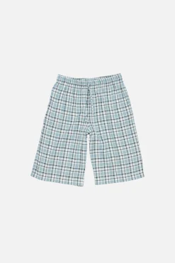 Casual flannel check shorts