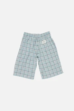Casual flannel check shorts