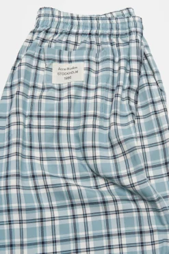 Casual flannel check shorts
