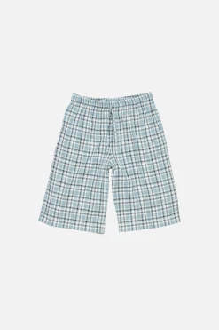 Casual flannel check shorts