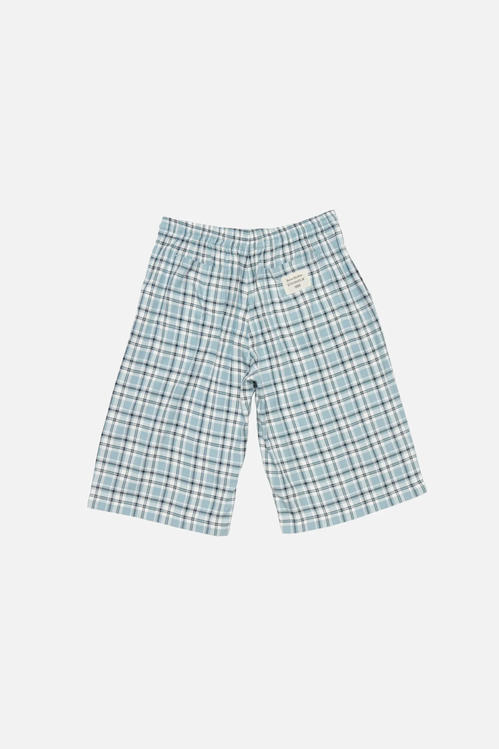 Casual flannel check shorts