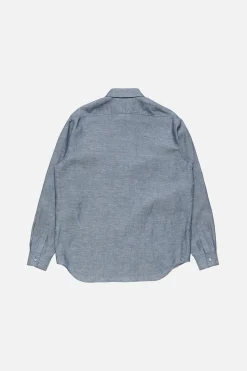 Chambray button-up shirt