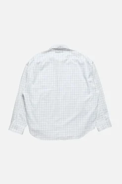 Check button-up shirt