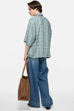 Checked flannel shirt