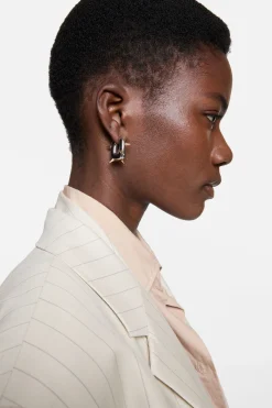 Chunky loop earrings