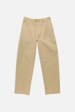 Cotton satin trousers
