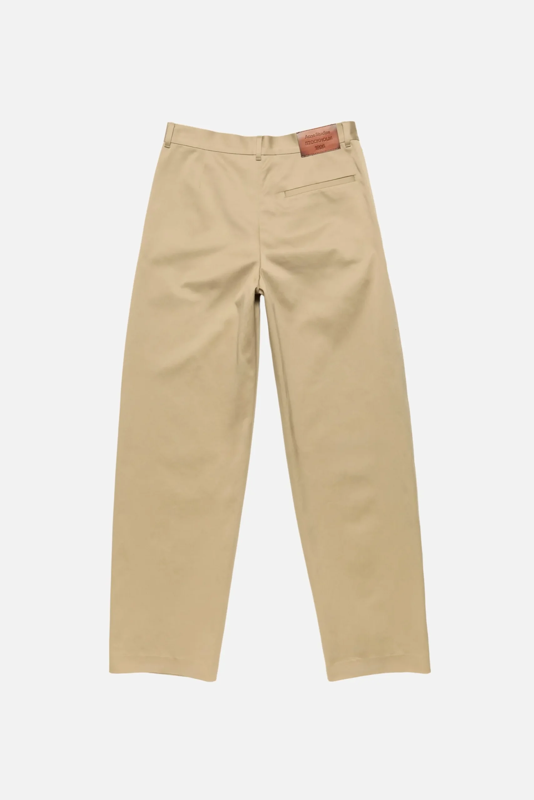 Cotton satin trousers