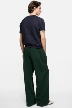 Crinkled fleece t-shirt