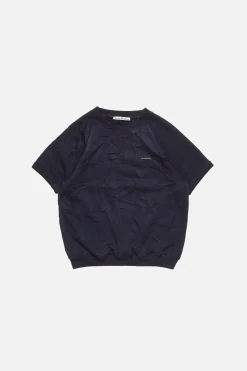 Crinkled fleece t-shirt