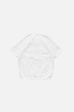 Crinkled fleece t-shirt