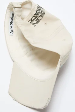 Distressed bow logo cap