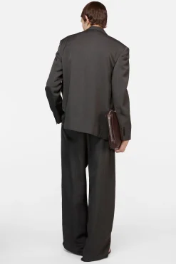 Double-breasted suit jacket