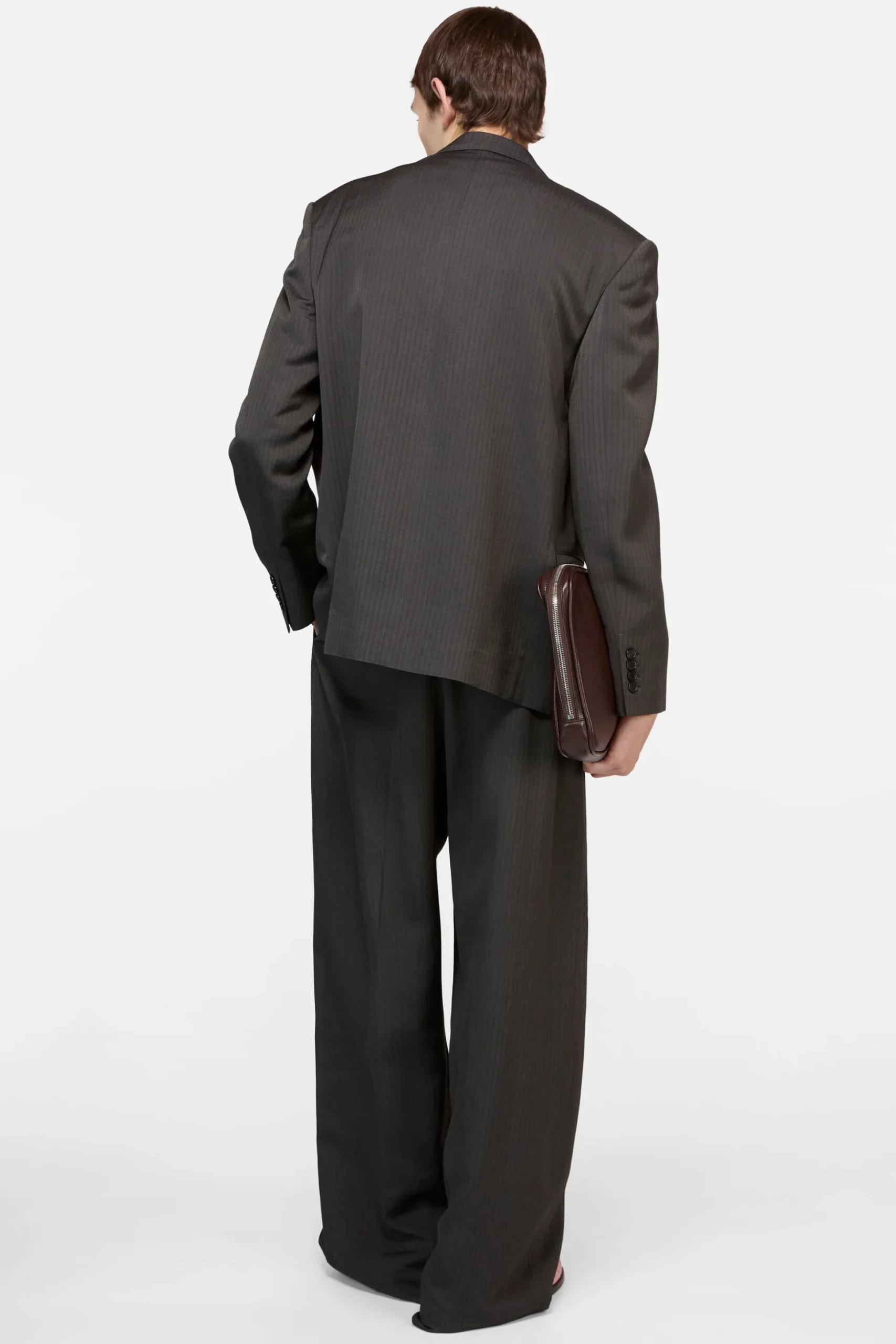 Double-breasted suit jacket