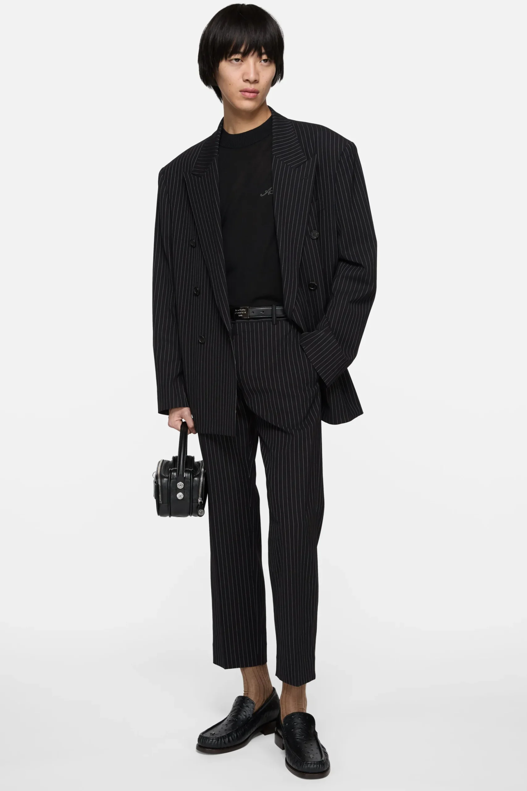 Double-breasted suit jacket
