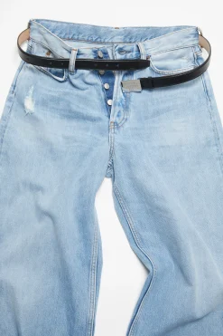 Engraved Logo leather belt