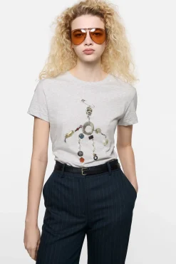 Fitted graphic t-shirt