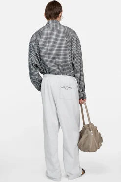 Flannel button-up shirt