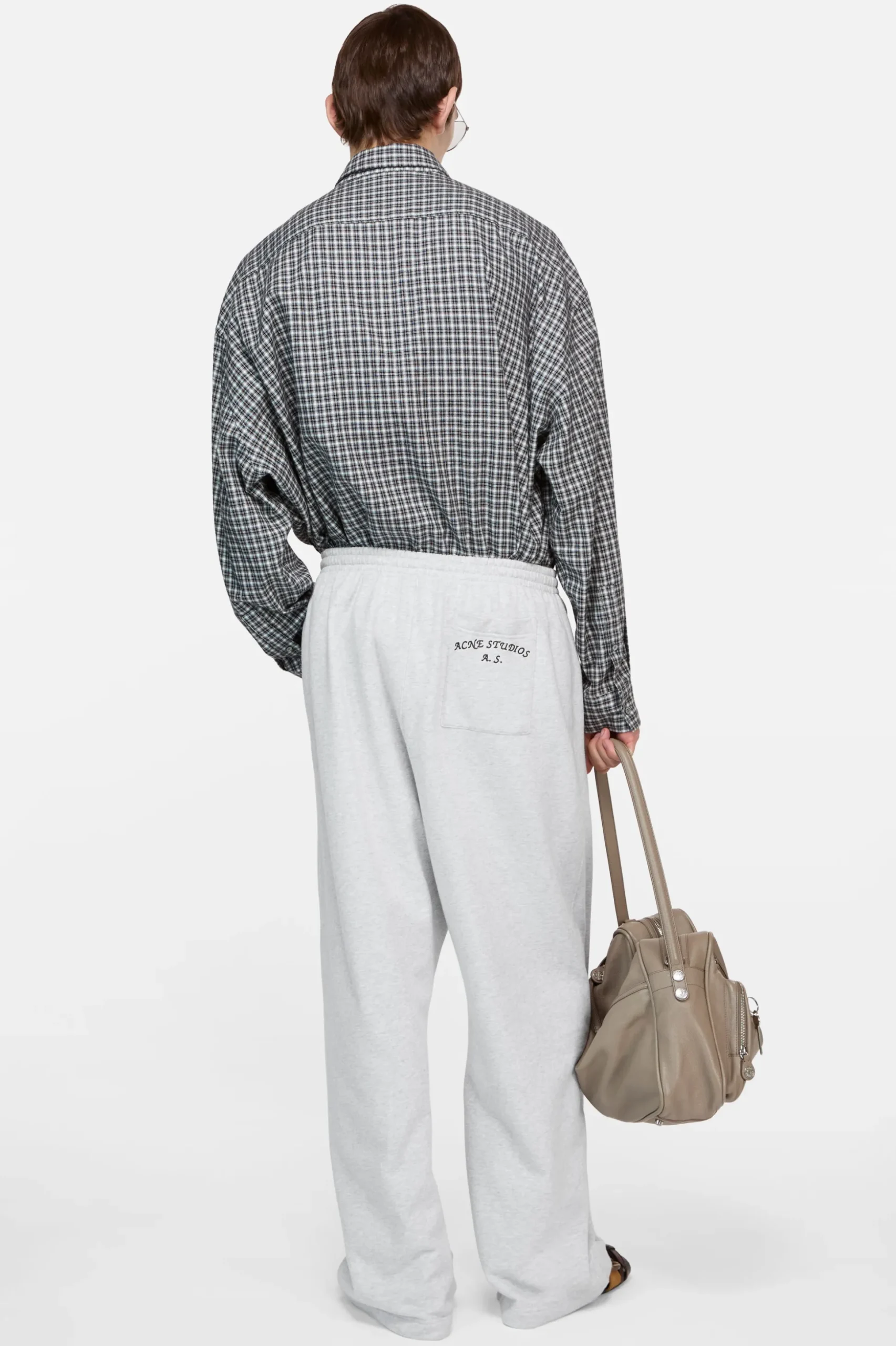 Flannel button-up shirt