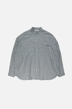 Flannel button-up shirt