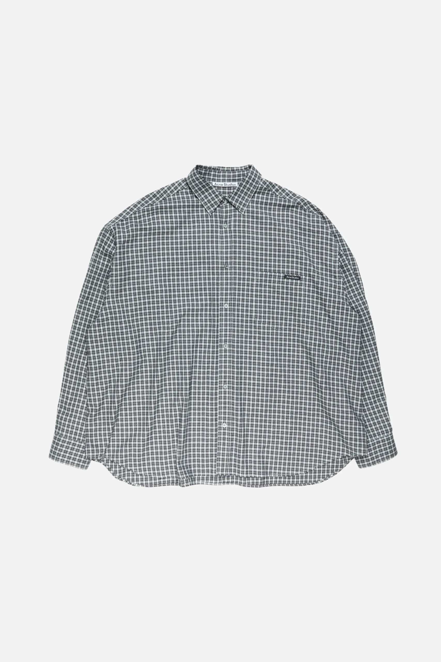 Flannel button-up shirt