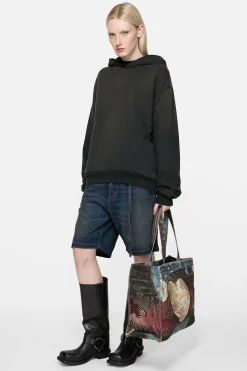 Fleece logo hoodie