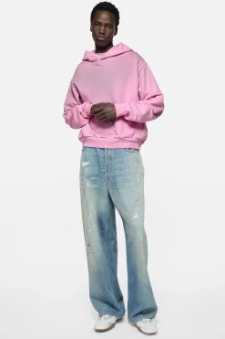 Fleece logo hoodie