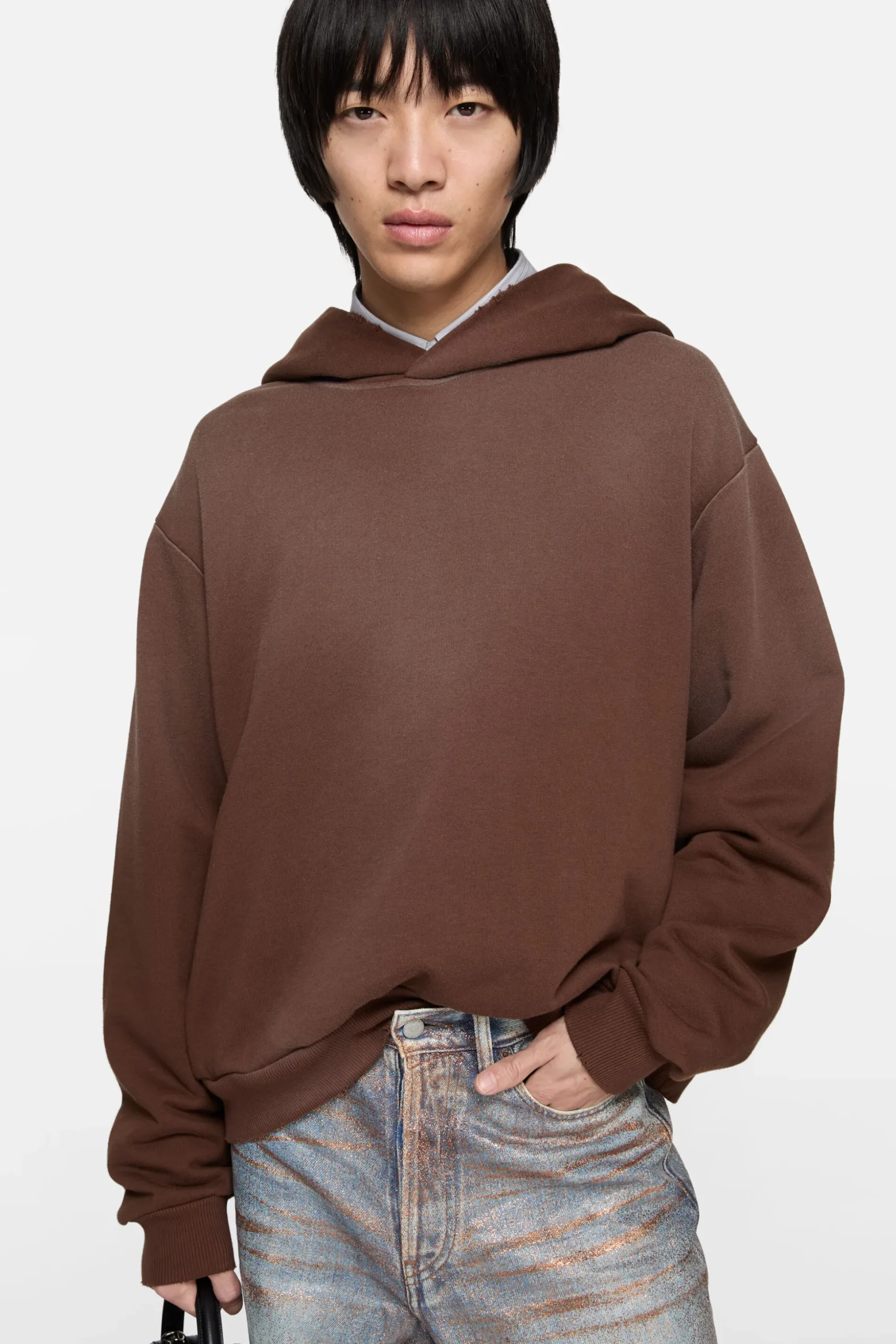 Fleece logo hoodie