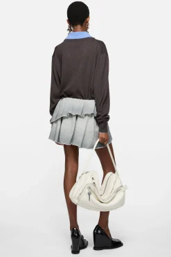 Fleece mini skirt