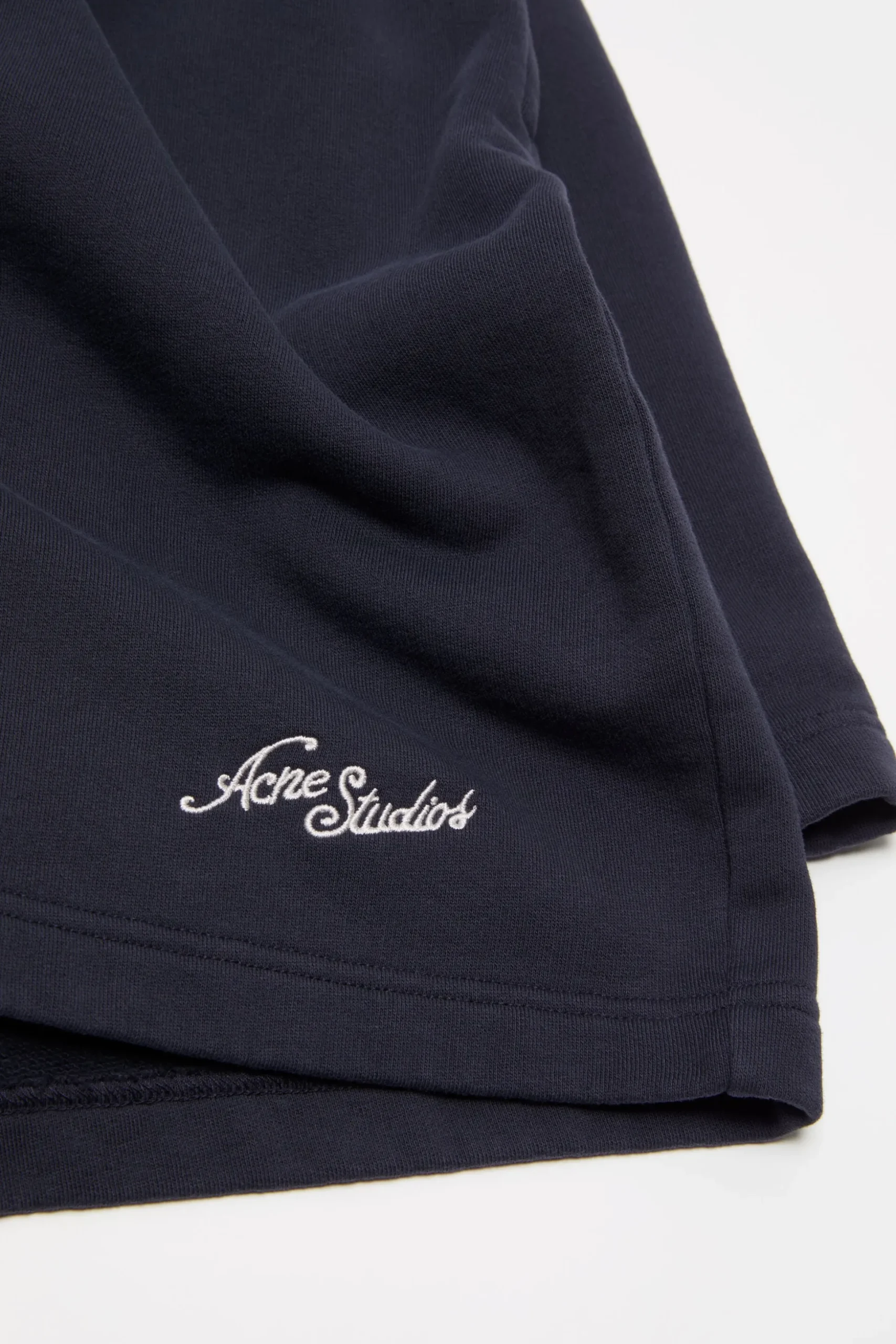 Fleece shorts with logo