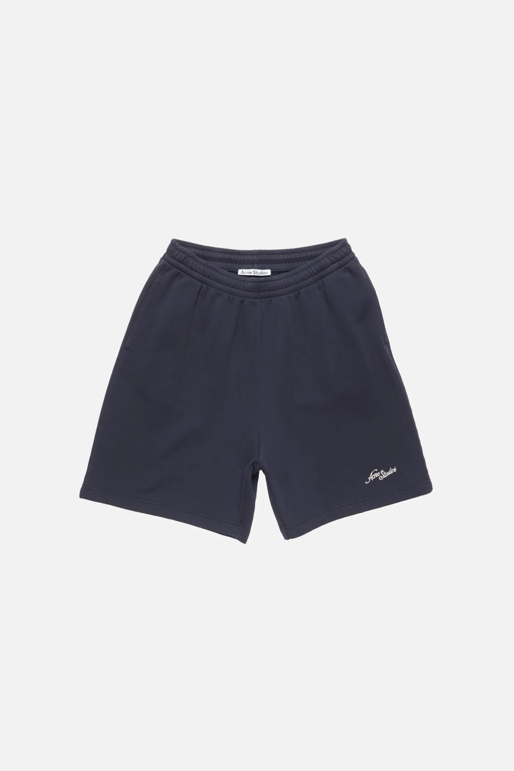 Fleece shorts with logo