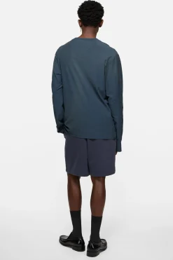 Fleece shorts with logo