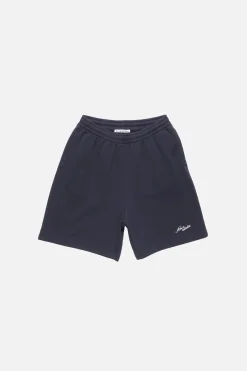 Fleece shorts with logo
