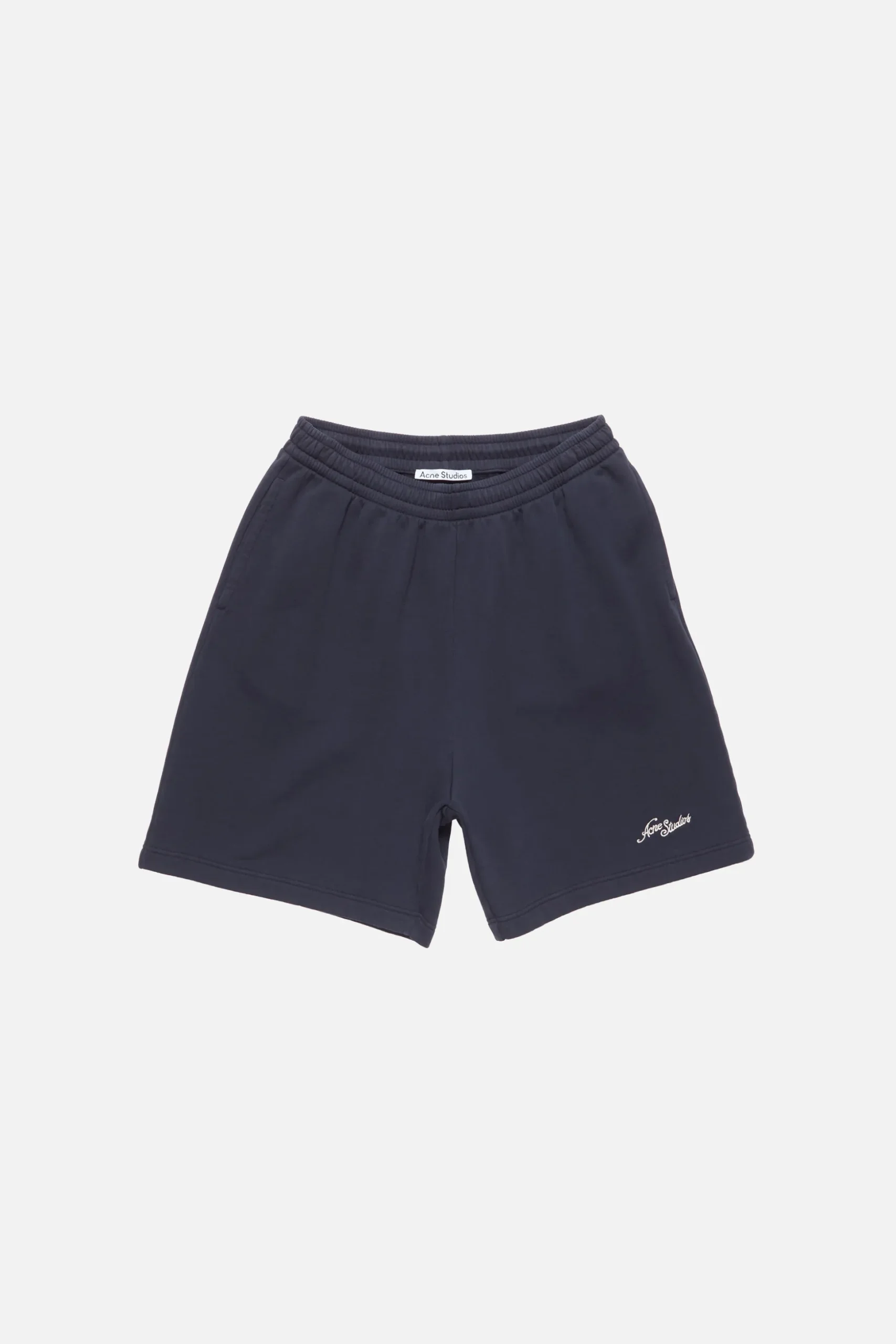 Fleece shorts with logo