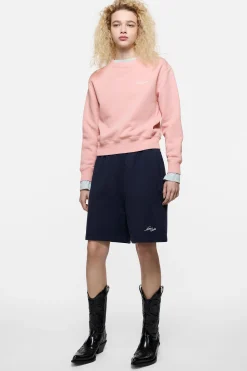 Fleece sweatshirt with logo