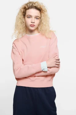 Fleece sweatshirt with logo